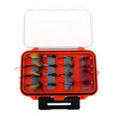 32Pcs Fly Fishing Flies Lure Hook Artificial Lifelike Imitate Insect Floating Flies String Hook
