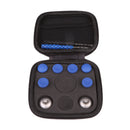 8pcs Bumper Button for Xbox One Elite Controller + Screwdriver +Storage Bag Blue
