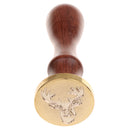 Initial Sealing Wax Stamp Wax Seal Wood Handle Metal Head DIY Art Crafts Post Envelope