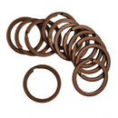 28mm Keyrings Flat Split Rings Jump Rings Connectors Craft Findings Pack of 12Pcs