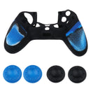 2Pair Thumbstick Cap Silicone Camo Skin Grip Case for PlayStation PS4 Blue
