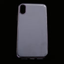 Phone case , Clear Pure Color Plating Frame Soft TPU Clear case Ultra-Thin Slim Fit Lightweight Bumper Cover for iPhone X Black Edge