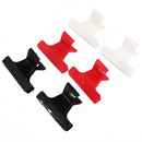 Pack of 6 Plastic Butterfly Hairdresser Clamp Salon Hair Color Perm Section Clips Grips Hairpins Black Red White