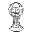 Stable Durable Black Wig Hair Black Iron Hemlet Display Stand Mannequin Head Hat Cap Hair Holder Organizer for Shop