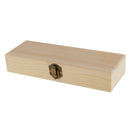 Blank Rectangle Unfinished Wooden Jewelry Gift Box for Kids DIY Craft Supplies