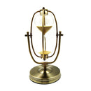 Metal Rotating Hourglass Sand Timer, 15-Minutes for Game, Cooking, Excercise