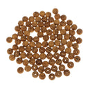 Pack of 100 Natural Wooden Spacer Charms Stripe Beads for DIY Jewelry Making Craft 12mm