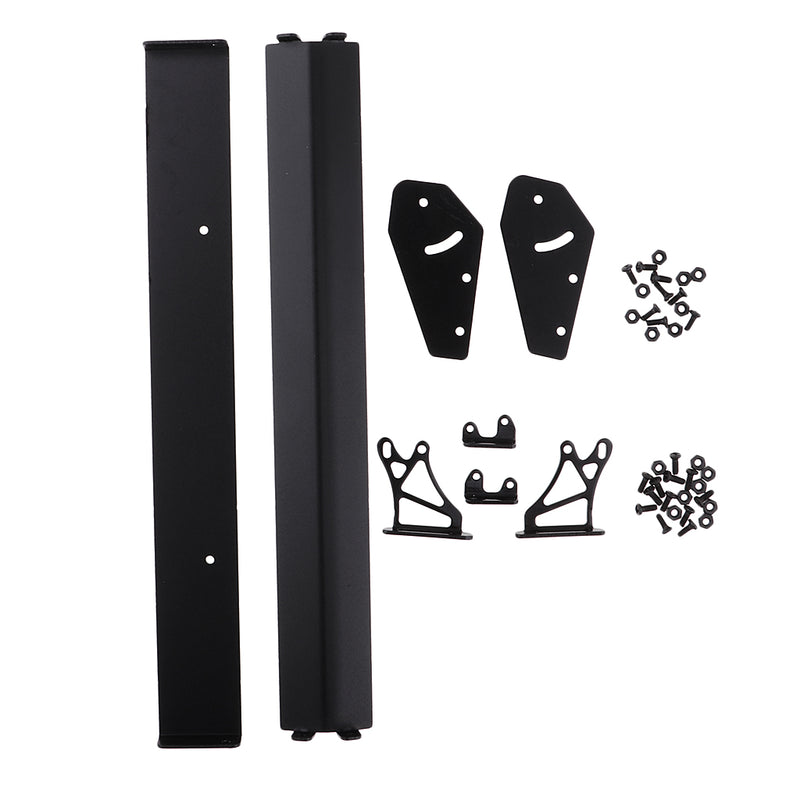 1/10 Metal Rear Spoiler Tail Wing w/ Stands for RC Racing Drift Touring Car