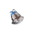 16mm 5/8" Metal Momentary Push Button Switch 3A/250V AC SPST 1NO Industrial Car Switch