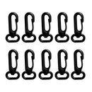 10 Pieces Plastic Swivel Snap Hook Clip for Scuba Diving Dive 12mm Webbing Lanyard