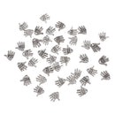40 Pieces Hand Made Lettering Mini Palm Charm Pendant DIY Jewelry Findings