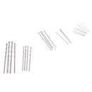25PCS HSS STEEL TWIST DRILL BIT SET 0.5/0.6/1.0/1.2/1.5/1.8/2.0/2.35/3.0mm