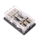 3-Way 3X AGU In-Line Fuse Holder Distribution Block Car Stereo Audio 60A