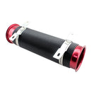 3inch Global Flexible Cold Air Intake Pipe Inlet Hose Tube Duct Inlet Red
