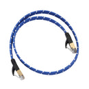 Ethernet Cable,CAT7 LAN Network Cable RJ45 High Speed Patch Cord Gold Plated Lead for Switch/Router/Modem/Patch Panel 1m