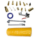 20PC Air Compressor Fittings Accessory Tool Kit Dust Blow Gun & 25ft Hose