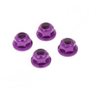 For RC HSP 122049 Aluminum Nylon Nut Purple For 1:10 Upgrade Parts 4 PCS