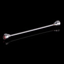 Men Fashionable Shirt Collar Decoration Rhinestone Charms Tie Clip Clasp Bar Pin Party Suit Jewelry Gift Light Purple