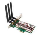 PCI-e 450Mbps Wi-Fi Adapter Network Card 2.4/5G With 3 Antenna for Desktops