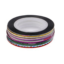 14pcs Glittering Tape Line Larve Midge Body Head Streamer Fly Tying Materials
