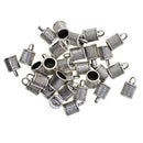 30 Piece Striped Bell Shape Cord Tassel End Cap Beads Caps Stopper Jewelry Making Findings Connector for DIY Necklace Bracelet Earrings