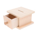 Montessori Coin Box Piggy Bank Interactive Toy DIY Kids Infant Kindergarten Teaching Aids Early Developing Movement Training Toys
