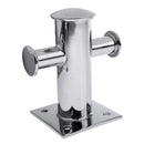 Durable 316 Stainless Steel Single Cross Bollard Yacht Boat Heavy Duty Cleat