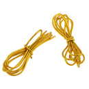 2pcs Mylar Minnow Tubing Piping Fly Tying Material Gold 3mm Diameter 192cm