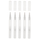 5Pcs 3ML Empty Twist Pen with Brush Travel Portable Tube Cuticle Oil/ Nail Polish/ Teeth Whitening Gel/ Eyelash Growth/ Lip Gloss Container
