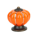 Cute Pumpkin Drawer Cabinet Bin Dresser Cupboard Pull Knob Handle With Screw Orange