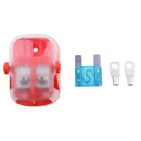 32V 80A Large Audio Blade MAXI Fuse Box Block Holder with Gaskets Orange