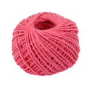 Strong Durable 50M Gift Wrapping Decoration Rope Ribbon Twine Rope Cord String Ball Craft Scrapbooking DIY Light Pink