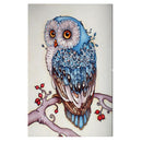 DIY Animals Embroidery 5D Diamond Painting Cross Crafts Stitch with Tools Home Decor Owl Blue