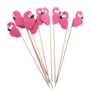 10 Pieces Flamingo Cupcake Picks Cake Toppers Baby Shower Party Decoration