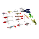 34pcs Fishing Lure Bait & Tools Set for Saltwater/Freshwater Fishing Simple & Practial Lure Kit