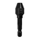 0.3-3.2mm Keyless Drill Chuck Conversion Tool 1/4inch Hex Shank Quick Change