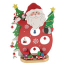 1 Set Wooden Christmas Santa Claus with Bells Table Ornaments Living Room Home Party Decoration Children Kids Xmas Gifts