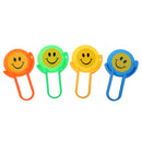 4pcs Smile Face Flying Disc Prizes for Classroom Teacher, Pinata Filler Toy