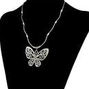 Bohemia Ethnic Jewelry Women Fashion Tibetan Retro Butterfly Flower Necklace