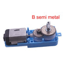 Semi Gear Robot Intelligent Vehicle Car Speed Reducer TT Motor 1:90 Metal