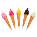 Ice cream Shape Blue Gel Ink Pen Ballpoint for Children Student Stationery
