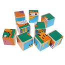 Chunky Wooden Puzzle Giraffe ,Elephant, Lion, Tiger, Hippo, Zebra for Kids