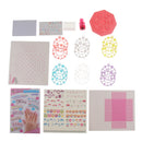 Girl Art Manicure Studio Kit Playset - Nail Beauty Glitter Sticker Decals Toy for kid children Xmas Gift