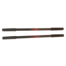 2pcs Waterproof Double-end Cosmetic Makeup Eyebrow Eyeliner Pencil Light Brown + Black
