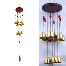 Bronze 10 Big Metal Bells Wood Wind Chime Outdoor Garden Hanging Decor Gift