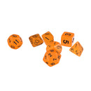 Orange 7pcs/set TRPG Game Dungeons & Dragons Luminous D4-D20 MultiSides Dice