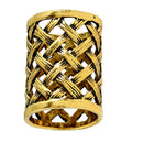 Women Gold Simple Hollow Mesh Silk Scarves Buckles Ring Jewelry Simple Unique Design