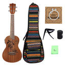24 Inch Acoustic Electric Ukulele Guitar 4 String Uke for Beginner Guitarist