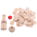 Wood Bottle Challenge Match Pile Up Stacking Game Kids Balance Training Toy
