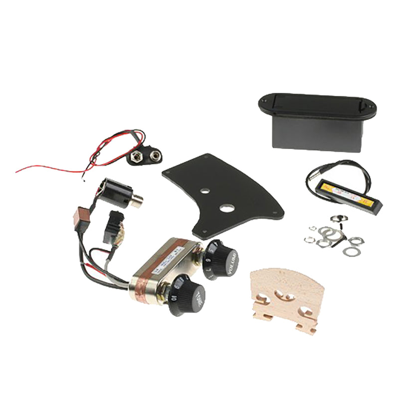 1 Set 4/4 Size Electric Violin Accessories, Violin Pickup Bridge Nut Wiring Diagram